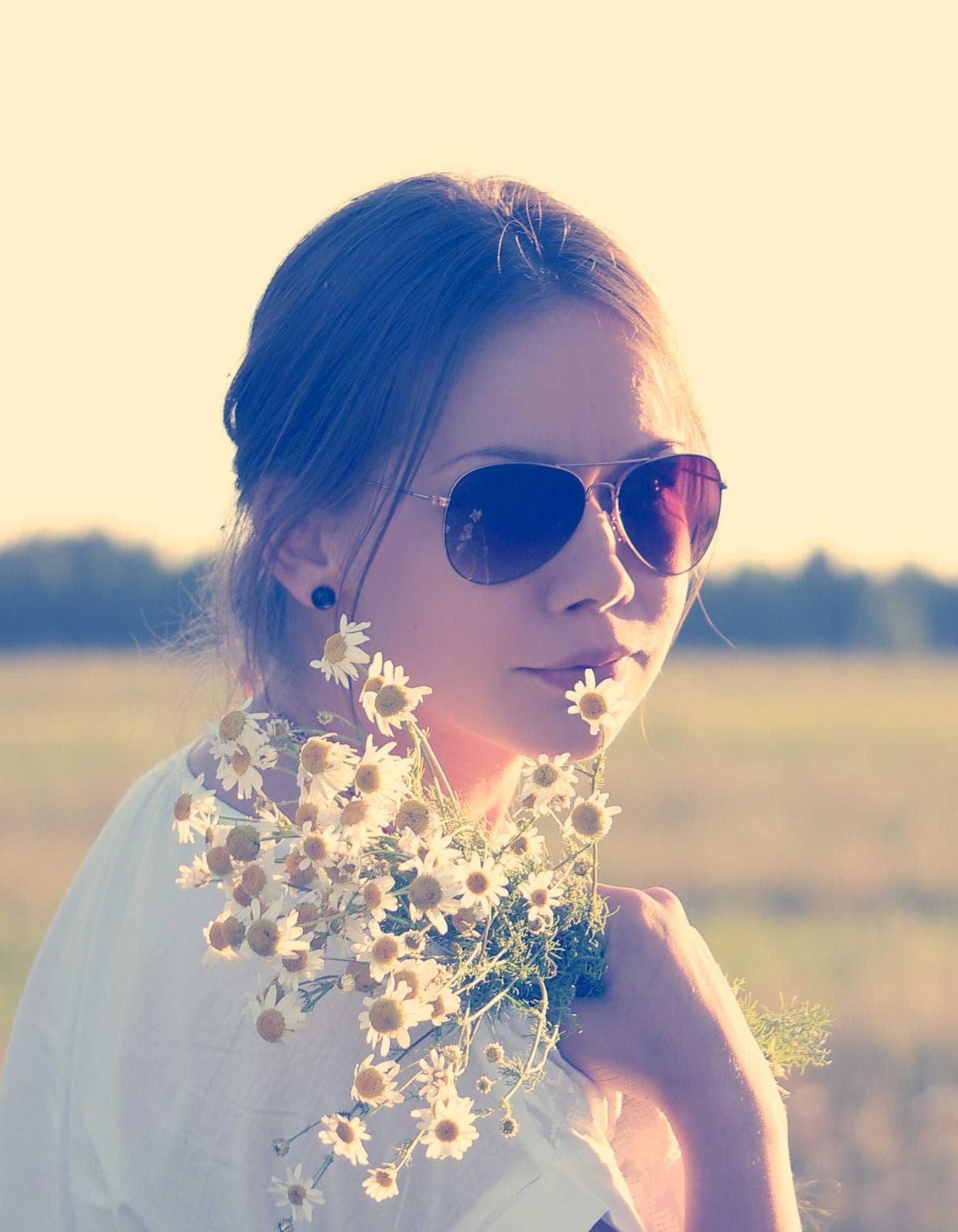 Portret in warm licht